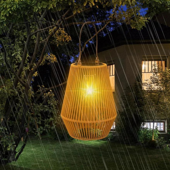 Stornfield | Solar Outdoor Hand-Woven Garden Lights | Waterproof Landscape Light for Villa & Patio Decoration - Alpho