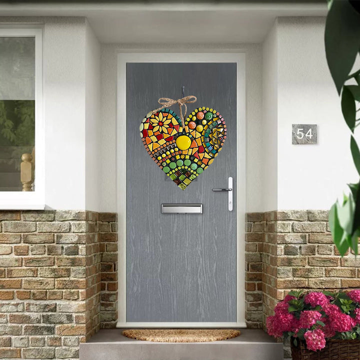 Stornfield | Large Mosaic Heart Garden Decoration