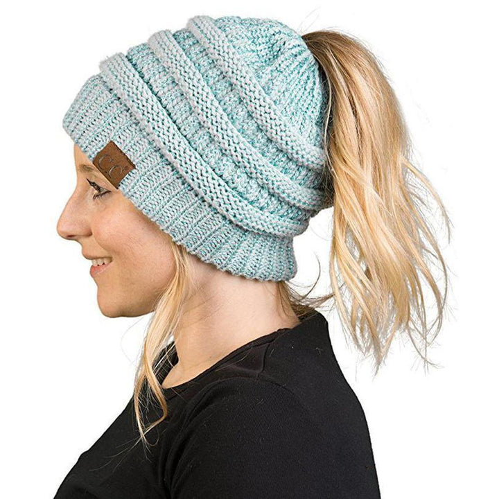 Knit Ponytail Beanie | Stornfield