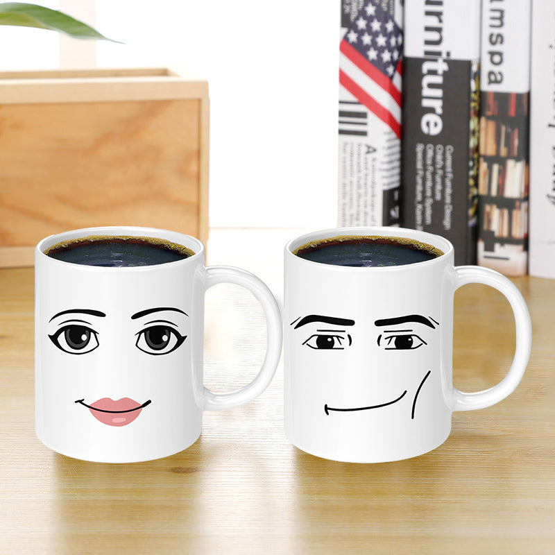 Emoji printed ceramic mug | Stornfield