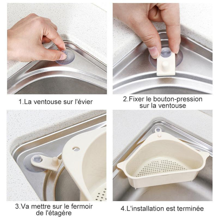 Draining Storage Basket Without Punching | Stornfield