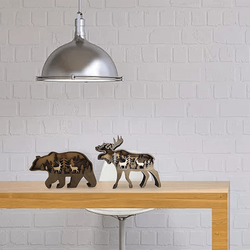 Stornfield | 3D Creative Wood Animal Sculpture Craft Gift