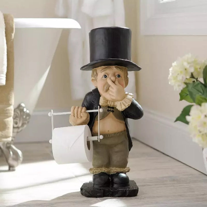 Gentleman Paper Towel Holder Decoration | Stornfield