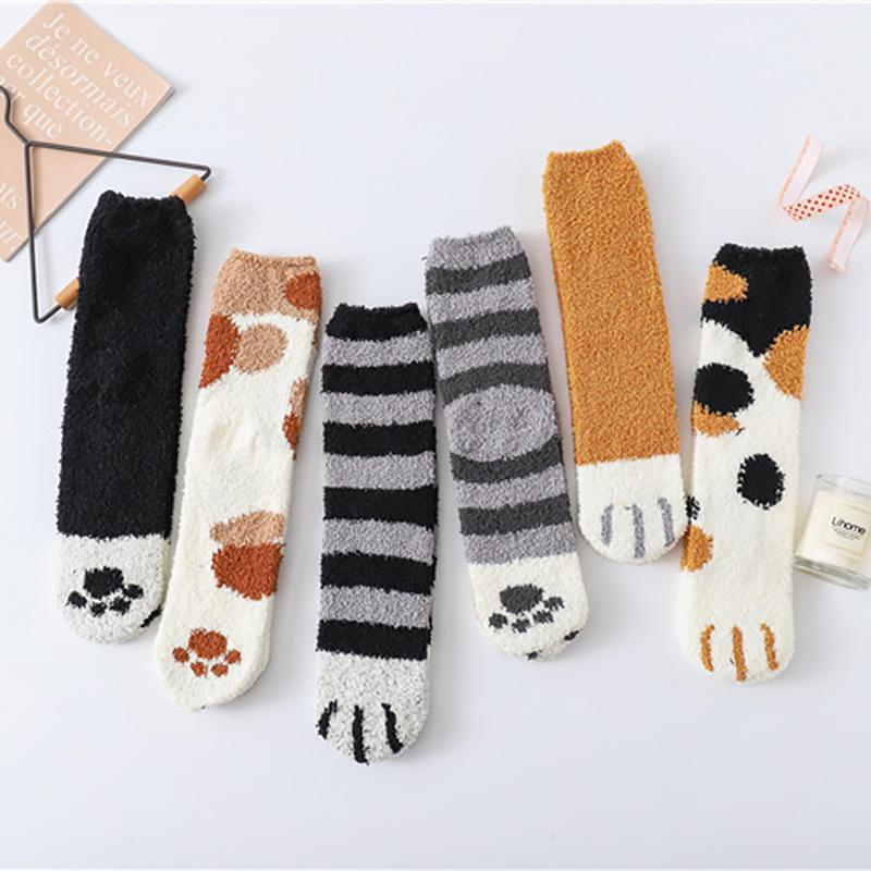 Stornfield | Fluffy Fuzzy Cat Claw Socks
