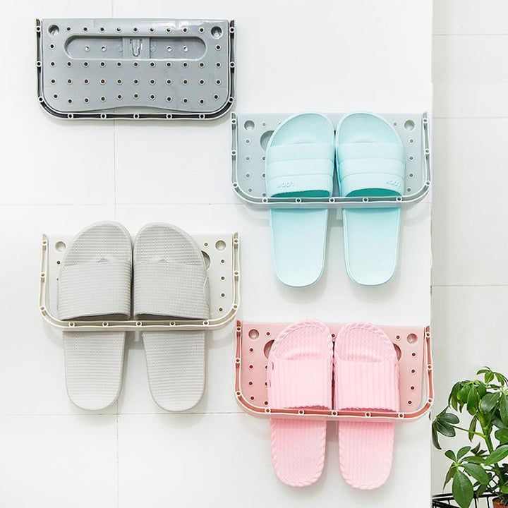 Shoe rack with integrated wall bracket for wall mounting | Stornfield