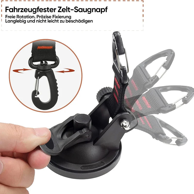 Robust Vacuum Suction Cup with Hook | Stornfield