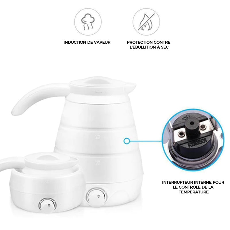 Portable silica gel travel pitcher with universal plug | Stornfield