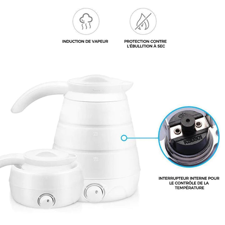 Portable silica gel travel pitcher with universal plug | Stornfield