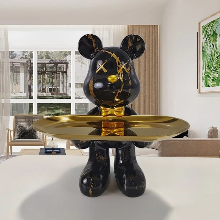 Stornfield | Bear Statue with Tray