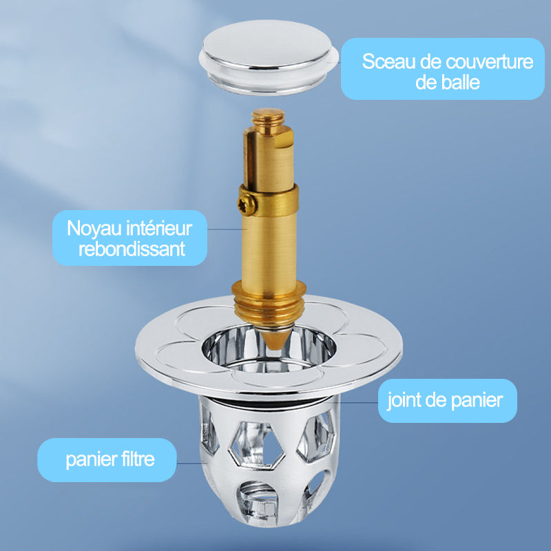 Universal water head drain plug for sink | Stornfield