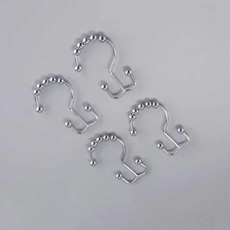 Stainless Steel Shower Curtain Hooks (12 pieces) | Stornfield