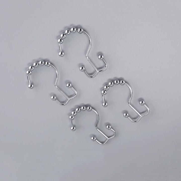 Stainless Steel Shower Curtain Hooks (12 pieces) | Stornfield