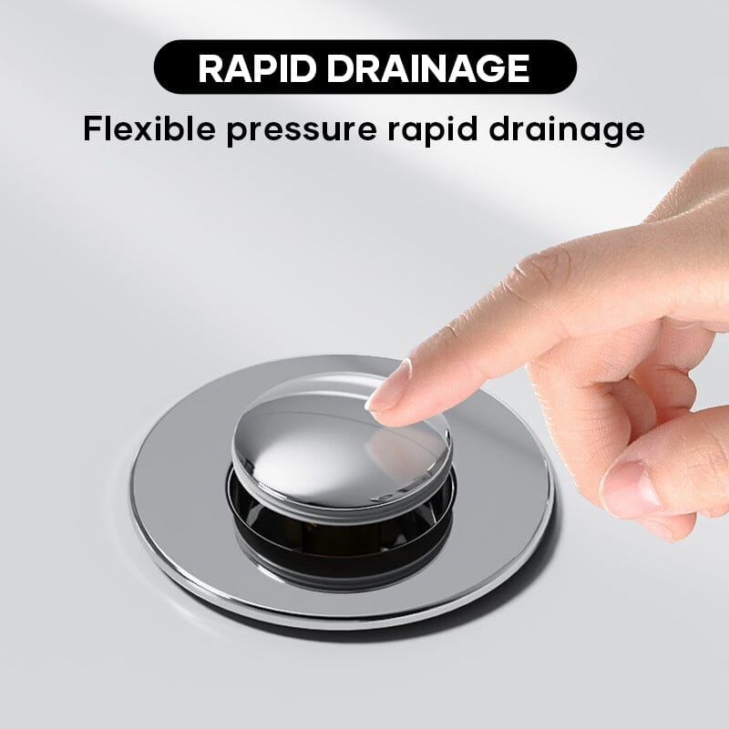 Drain filter stainless steel with pop-up mechanism | Stornfield