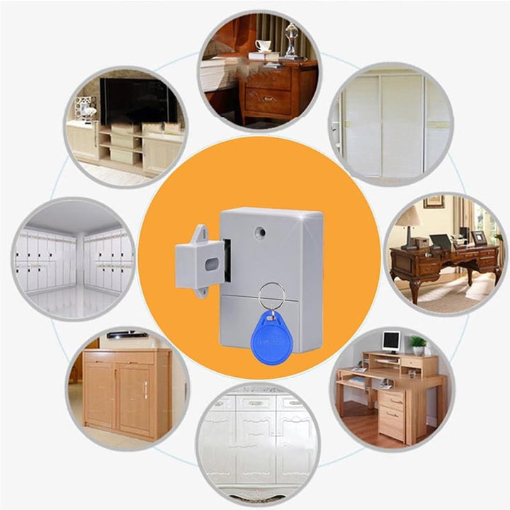 Electronic Cabinet Lock DIY for Wooden Drawer Cabinet | Stornfield