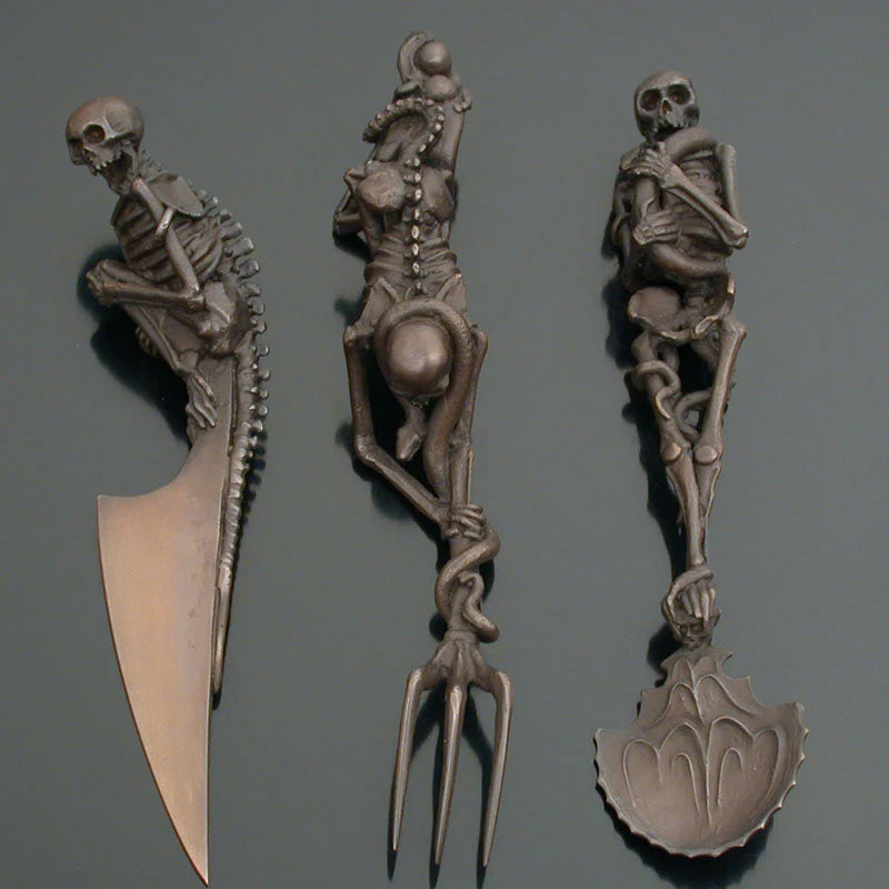 Halloween Gift Skeletal Cutlery Sets | Stornfield