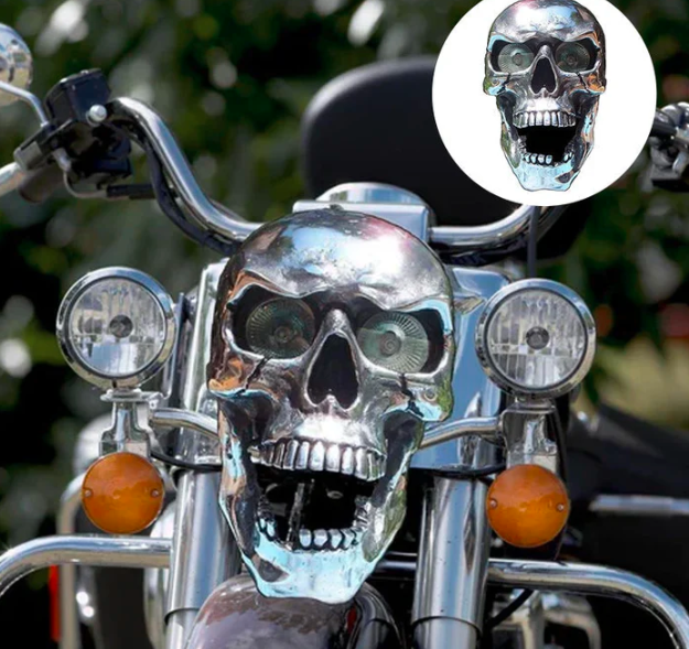 Stornfield | LED Motorcycle Skull Light