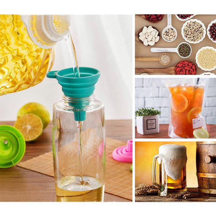 Kitchen Folding Silicone Funnel | Stornfield