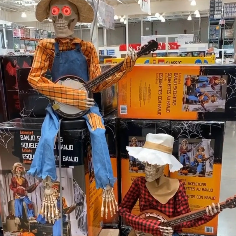 Lively Banjo Skeletons S Funny Duel | Stornfield