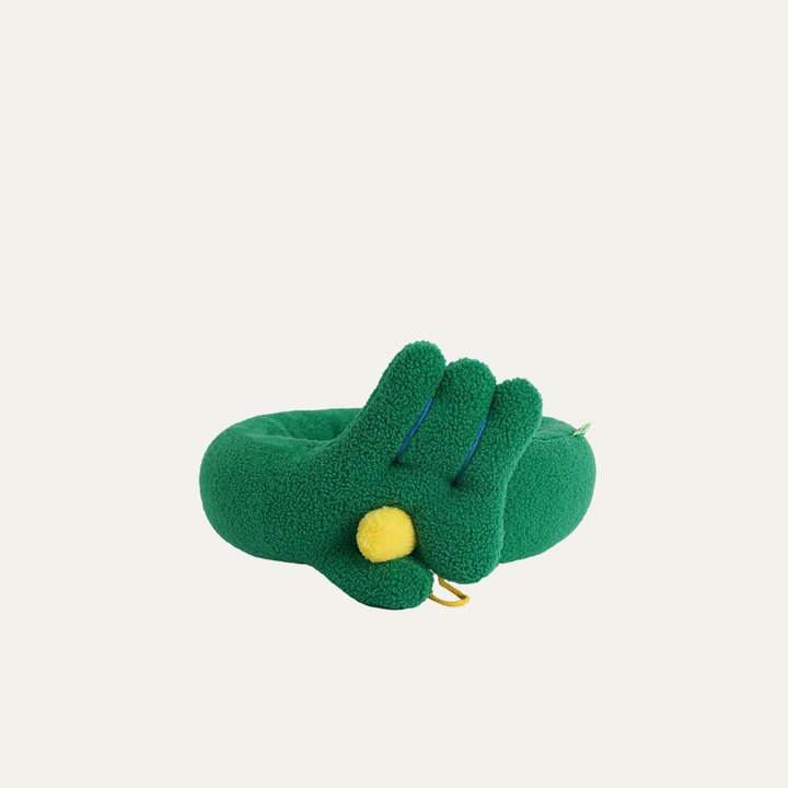 Pawsome Gesture Pet Bed Cozy Plush Dog Cat Bed Removable Cushion | Stornfield