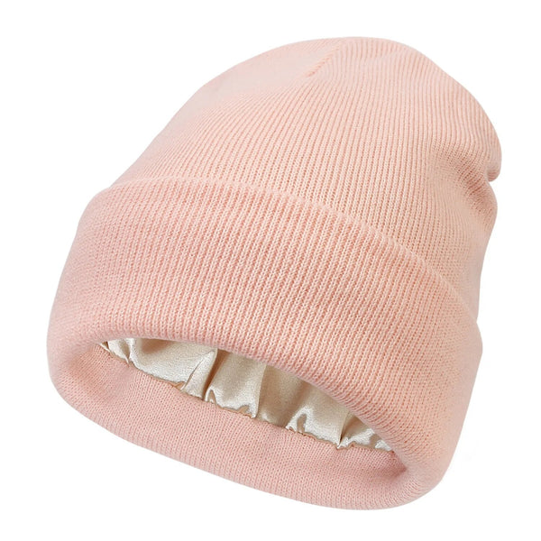 Stornfield | Noor Silk Winter Hat – Wool & Silk – Anti-Frizz Hair Protection
