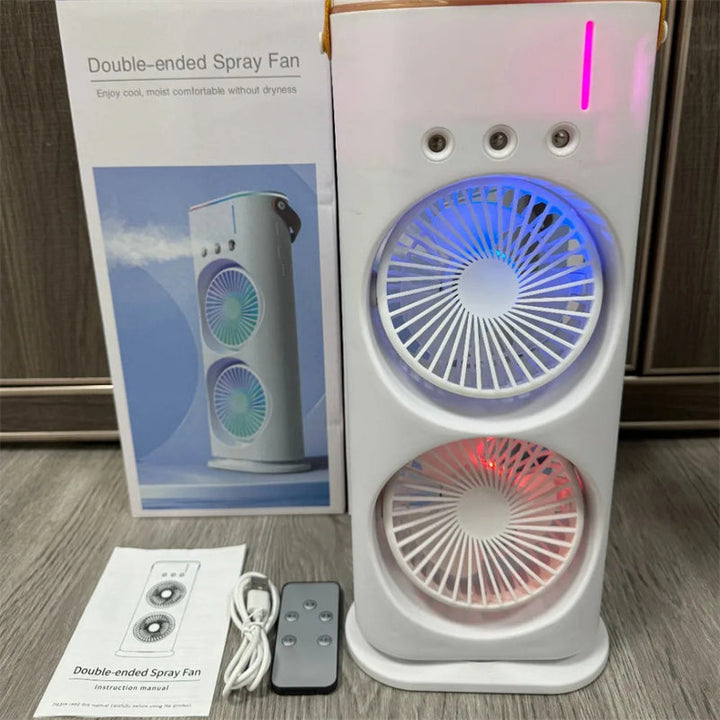 Double-Ended Spray Fan: Portable Air Cooler | Stornfield