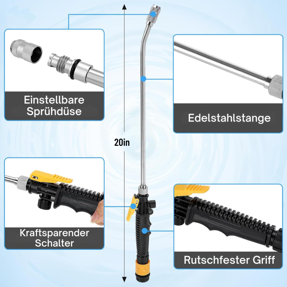 AquaForce 2-in-1 High Pressure Water Gun — Say goodbye to dirt stress and enjoy effortless shine moments! | Stornfield