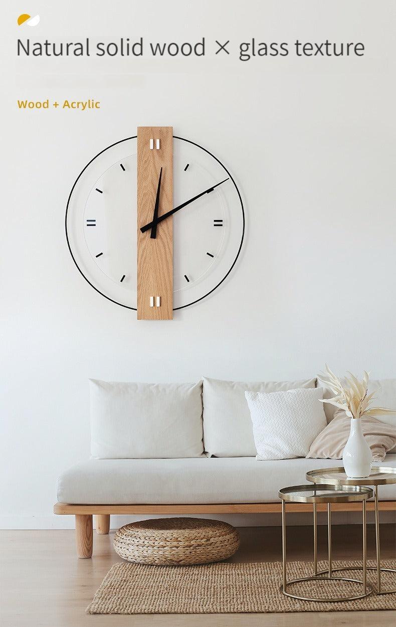 Stornfield | Nordic Solid Wood Wall Clock 40 cm