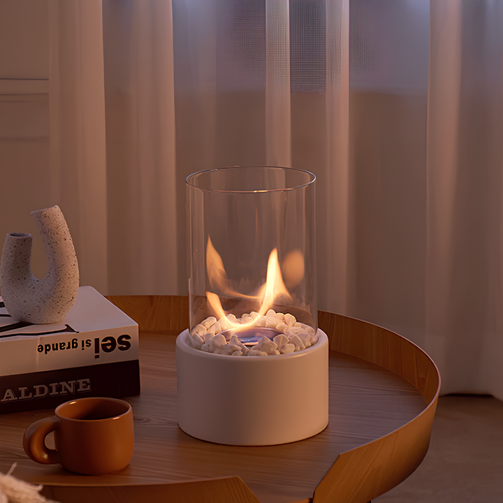 Classic Oil Lamp with Open Flame - Lumora | Stornfield