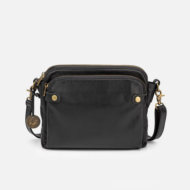 Women's shoulder bag made of three-layer leather | Stornfield