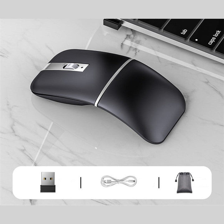 Stornfield | Portable Ergonomic Wireless Mouse with 2 Connection Modes, 3 DPI & Silent Click, for Home & Office