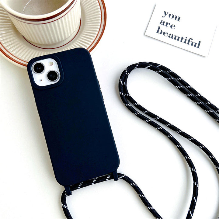 Stornfield | Solid Silicone Lanyard Case for iPhone