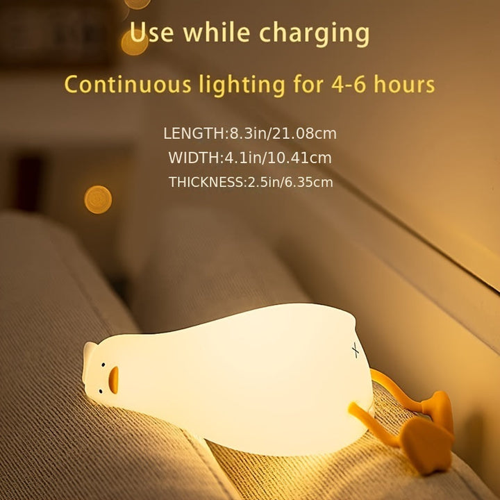 Stornfield | Sleeping Duck Lamp - Dimmable Rechargeable Silicone Night Light