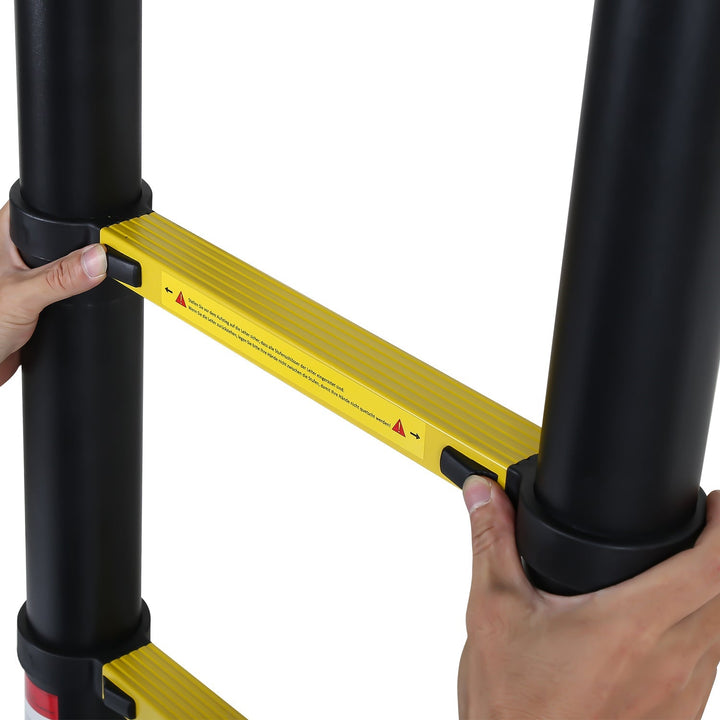 Telescopic Ladder Aluminum with Removable Hook | Stornfield