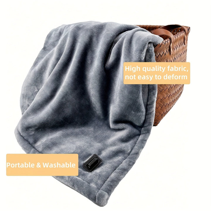 12V Heated Car Stornfieldanket - Soft Flannel Stornfieldanket with Overheat Protection for Car and Camping | Stornfield
