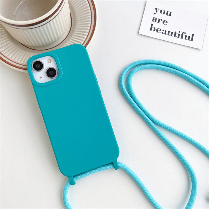 Stornfield | Solid Silicone Lanyard Case for iPhone