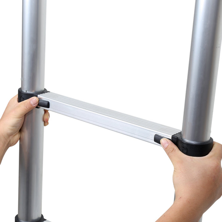 Telescopic ladder with 2 detachable hooks | Stornfield