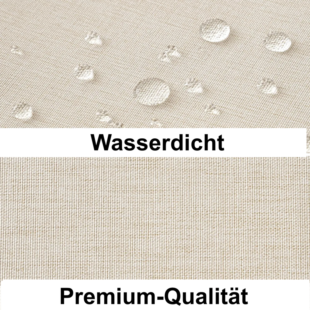 Luxurious linen shower curtain – Waterproof and thick Stornfield faux linen