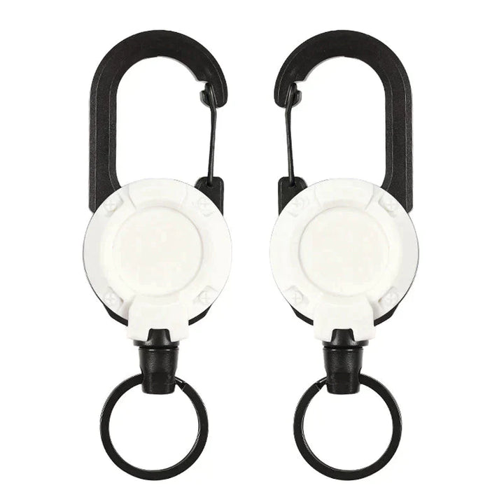 Automatic retractable key holder made of wire rope for outdoor use | Stornfield