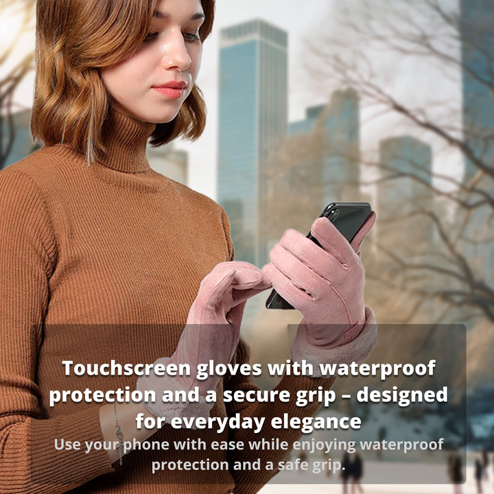 Stornfield | Heated Gloves for Women UK – Ladies Thermal Waterproof Winter Gloves with Touch Screen & USB Rechargeable Warm Design