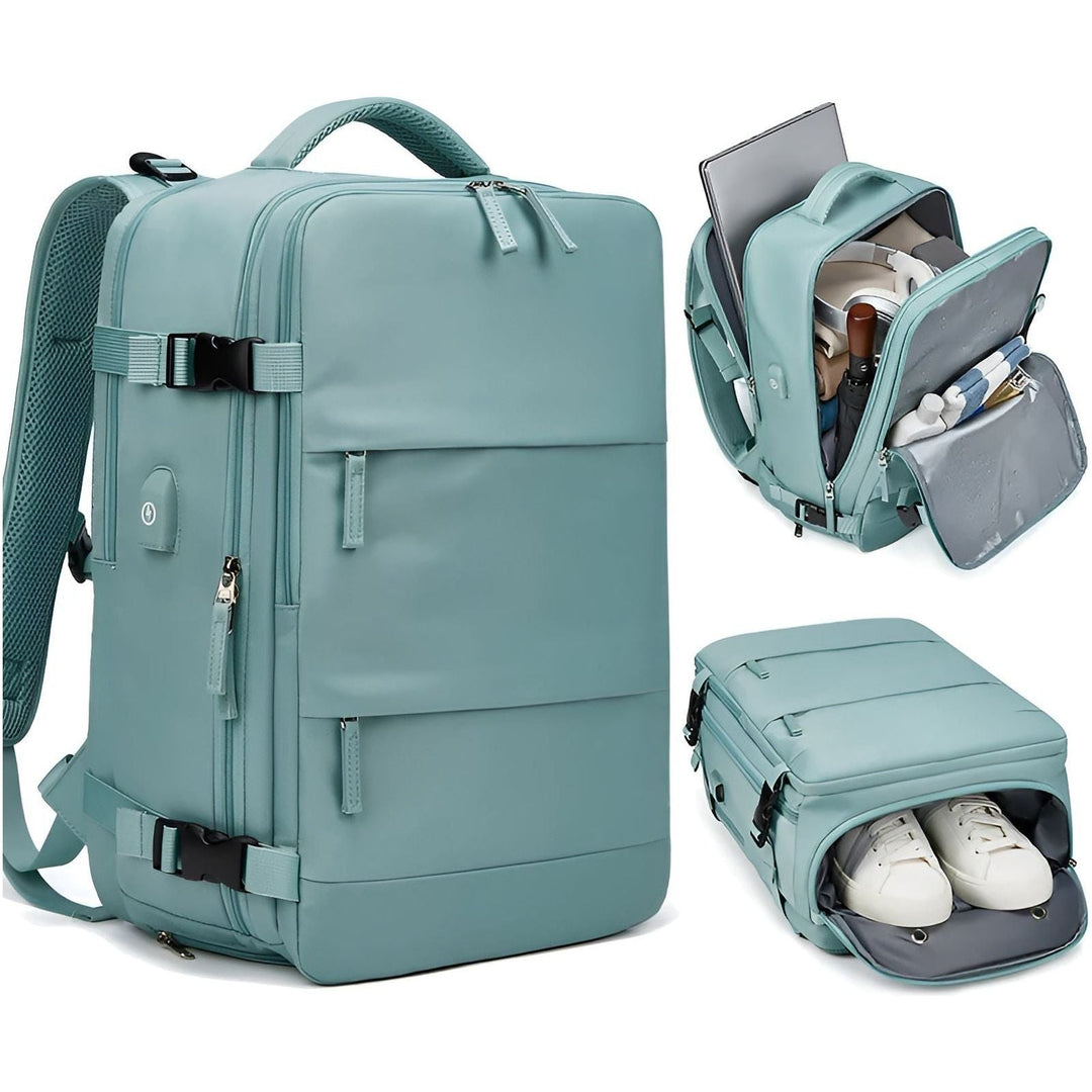 Travel backpack with USB port – Spacious compartment | Ideal for school and outdoor activities | Stornfield