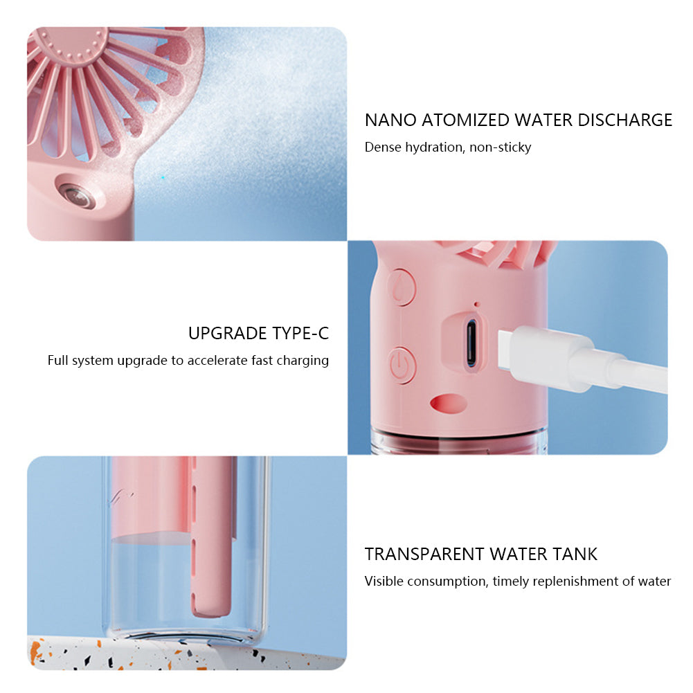 Handheld Mini Air Conditioner Humidifier Mist Cooler | Stornfield