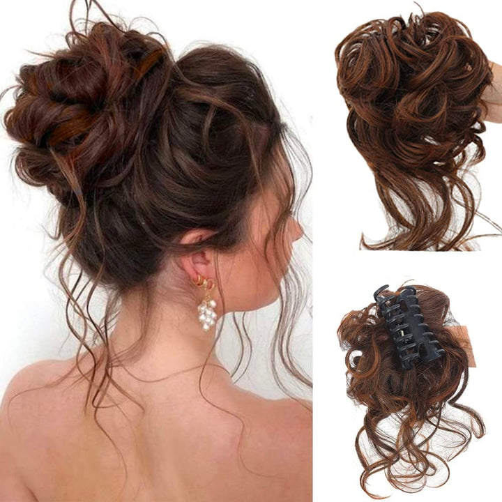 Curly Bun Hair Claw Clips Stornfield