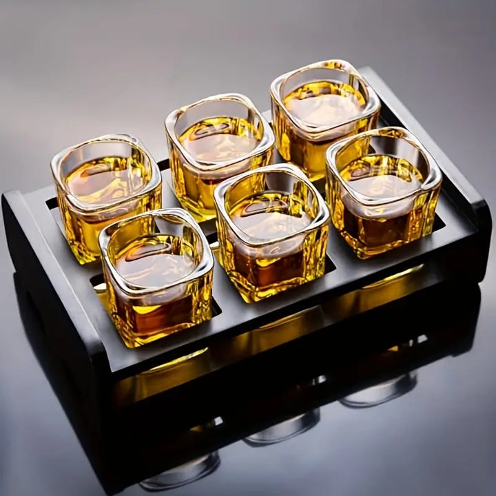 AurumLux Whisky Glass Set - Crystal Glasses with Bowl | Stornfield