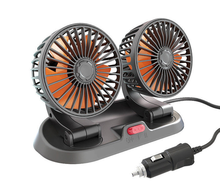 F410 Double Head Folding Fan | Stornfield