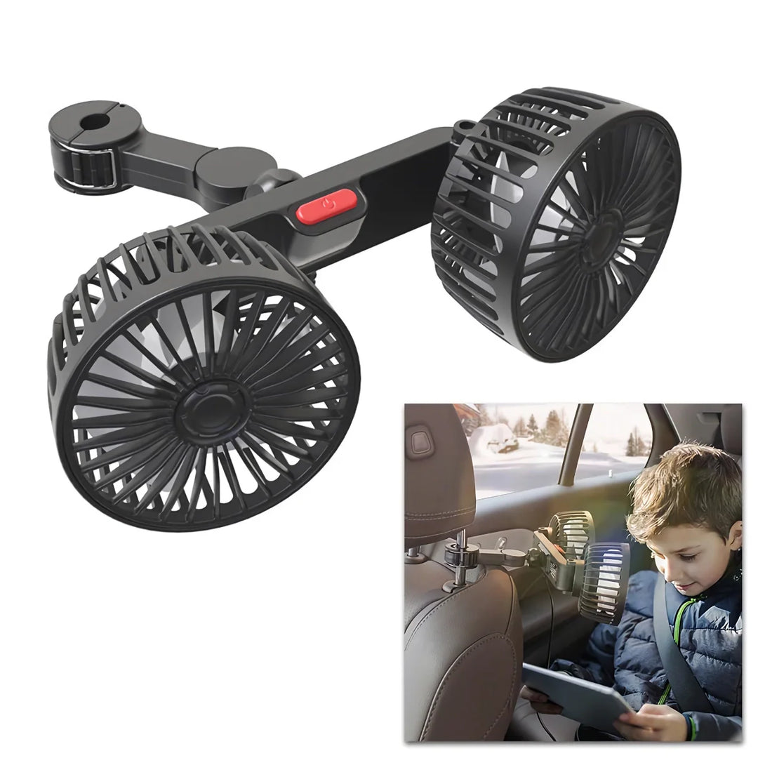 Dual Head Car Seat Cooling Fan | Stornfield