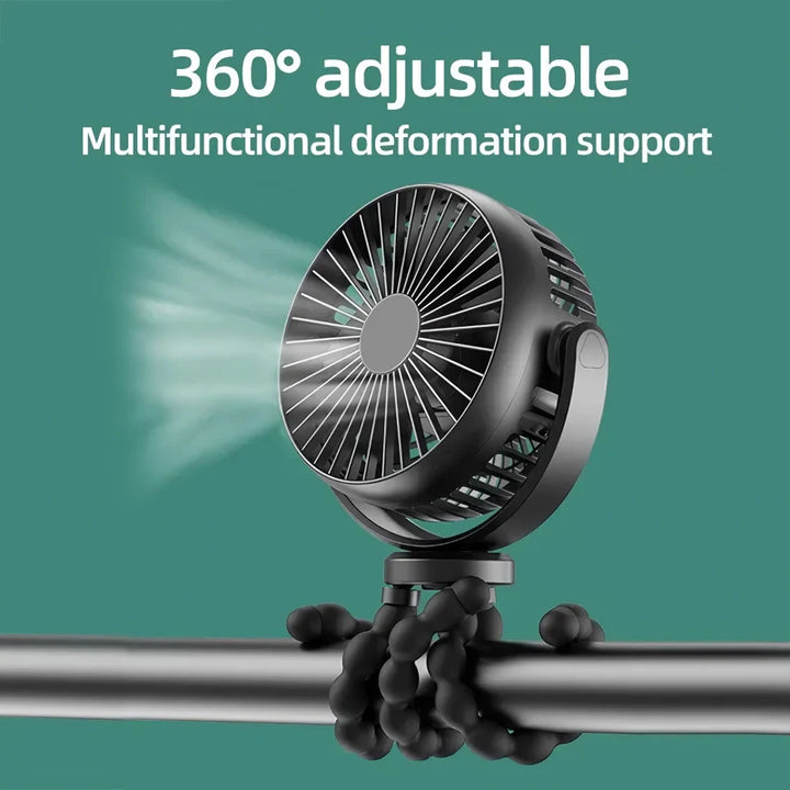 Compact Octopus Mini Fan | Stornfield