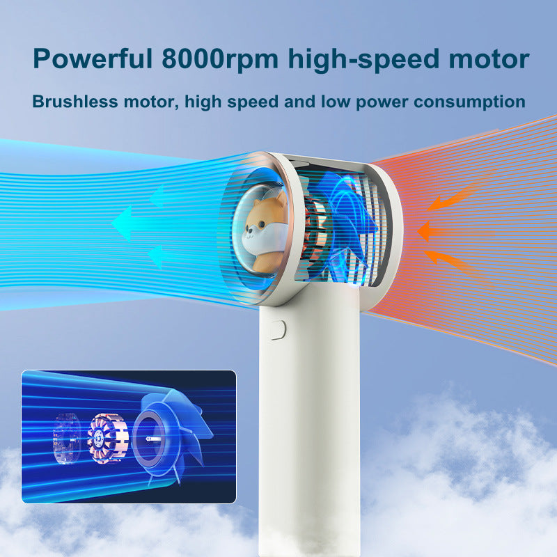 Lovely Squirrel Mini Pocket Fan USB Rechargeable Handheld Fan | Stornfield