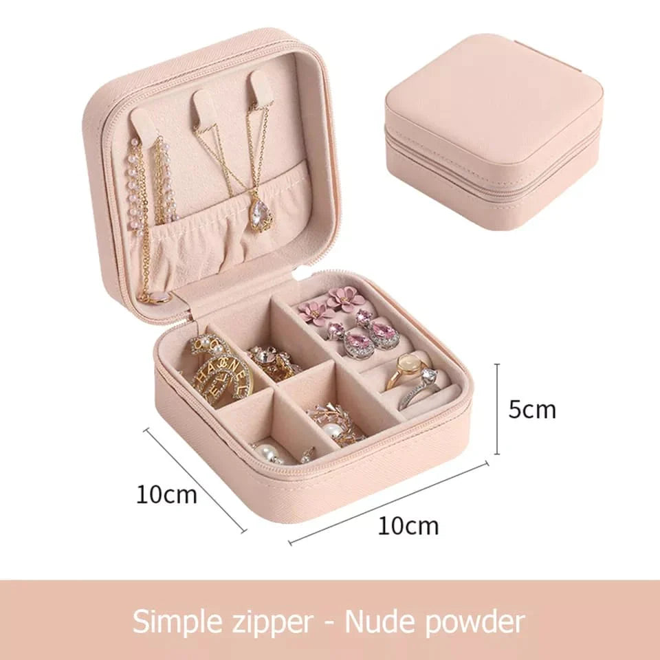Portable Jewellery Box Organizer Travel Jewelry Storage Case for Earrings Necklace Stornfield
