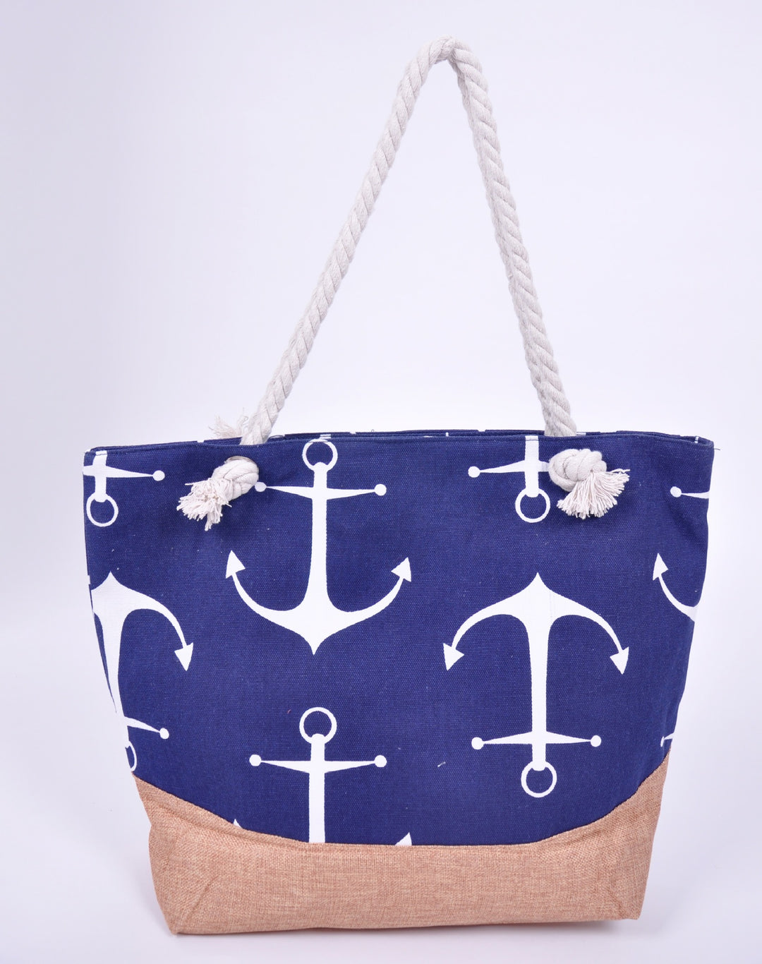 Spacious beach bag with maritime anchor design Stornfield