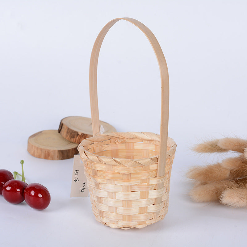 Handcrafted Natural Woven Storage Basket Stornfield
